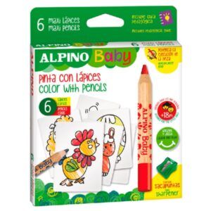 SET 6 LAPICES Alpino BABY Cartas de dolores