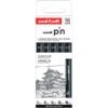 ROTULADOR CALIBRADO UniBall PIN-200 0,1 a 0.9 Lettering 5-Se