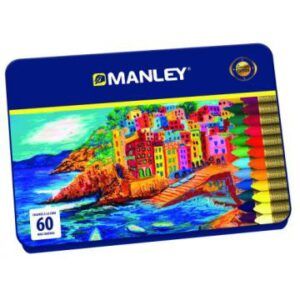 CERAS MANLEY ESTUCHE 60-Colores (Uso Escolar)