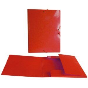 CARPETA SOLAPAS Fº 34ctms CARTON Brillo LASER (Granate)