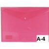 SOBRE Polip. A-4 C/BROCHE (Udad) (Rosa)