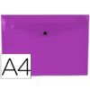 SOBRE Polip. A-4 C/BROCHE (Udad) (Violeta)