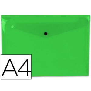 SOBRE Polip. A-4 C/BROCHE (Udad) (Verde)