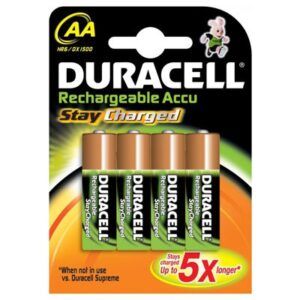 PILAS Duracell RECARGABLE AA LR06  RX06 (Pack 4u.)