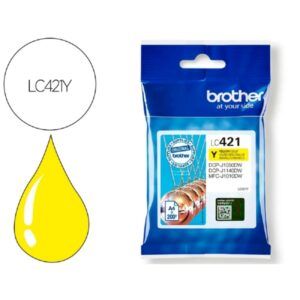 CART. INK-JET Brother (LC-421) MFC-J1010DW (Amarillo)