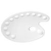 PALETA PLASTICA 36x27 OVAL Acrilico/Tempera
