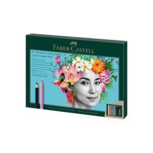 LÁPICES Faber-Castell 17-Colores Polychromos &4 Pitt Graphit