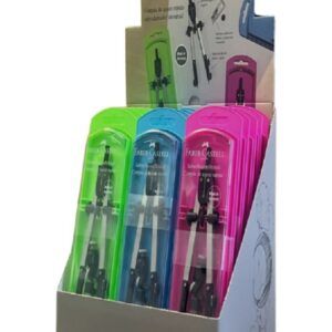 COMPAS Faber-Castell TECNICO Estuche Neon