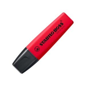 RESALTADOR FLUOR Stabilo BOSS Rojo Real