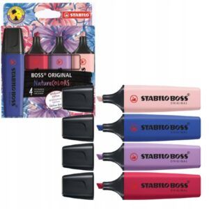 RESALTADOR FLUOR Stabilo NatureColors Wildflowers (Pack-4)