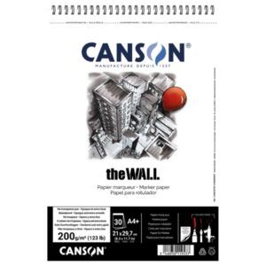 BLOCS Canson THE WALL A-4 30-H EXTRALISO 200gr.