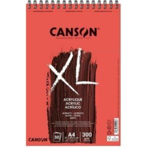 BLOCS Canson XL ACRYLIQUE A-4 30-H 300gr.