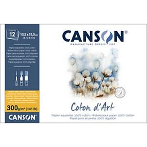 BLOCS Canson CANCOTON D ART 23x31 12-H 300gr.