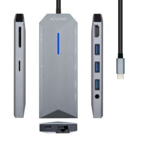 HUB 9 en 1 USB 3.0 a 3xUSB-A 3.0, 1x HDMI