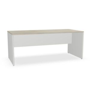 MESA OFIMAT PLUS 180x80 UNICOLOR (Blanca-Acacia)