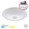 APLIQUE DE SUPERFICIE LED CON SENSOR 15W | 1500LM | LUZ CCT ELBAT
