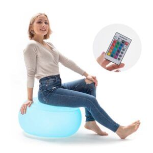 ASIENTO HINCHABLE LED CON MANDO A DISTANCIA |100KG | IP68 | INNOVAGOODS