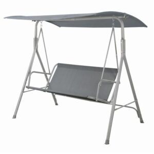 BALANCIN DE 3 PLAZAS ANTRACITA 170X120X153CM