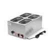 BAÑO MARIA INDUSTRIAL 4 CUBETAS 1200W CHEF PRO