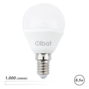 BOMBILLA LED G45 | 8.5W | 1000LM | E14 | LUZ BLANCA | ELBAT