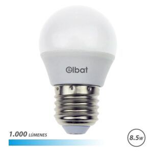 BOMBILLA LED G45 | 8.5W | 1000LM | E27 | LUZ FRIA | ELBAT