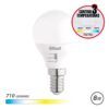 BOMBILLA LED G45 | 8W | 710LM | E14 | LUZ CALIDA/BLANCA/FRIA | ELBAT