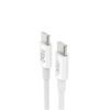 CABLE DE CARGA TIPO C TIPO C 240W BLANCO XO