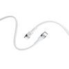 CABLE FLEXIBLE TIPO C A TIPO C 2M 100W FOREVER BLANCO