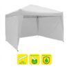 CARPA PLEGABLE ACERO 3X3 METROS BLANCA + 3 PAREDES PARA CARPA PLEGABLE