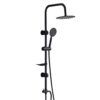 COLUMNA DE DUCHA VERTICAL SIN GRIFO NEGRA FONTASTOCK