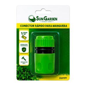 CONECTOR RAPIDO PARA MANGUERA 1/2" SUNGARDEN