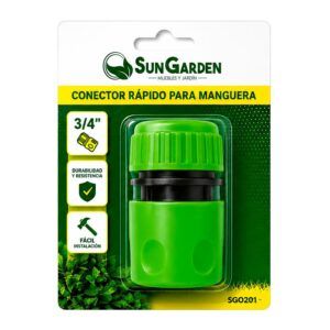 CONECTOR RAPIDO PARA MANGUERA 3/4" SUNGARDEN