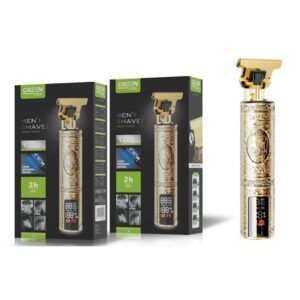 CORTAPELO METAL BARBERO RECARGABLE CON PANTALLA GREEN LYCA