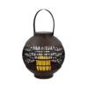 FAROL SOLAR LED REDONDO EXTERIOR MARRON 3000K