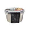 FIAMBRERA ACERO 0.6L REDONDO MICROHORNO STA CLARA