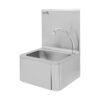 FREGADERO MURAL ACERO INOX PROFESIONAL CON GRIFO Y DISPENSADOR CHEF PRO