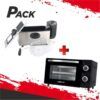 FREIDORA 3 LITROS INOXIDABLE 2000W + HORNO 10 LITROS 650W INOX