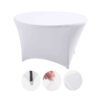 FUNDA PARA MESA DE RESINA REDONDA 160X74 BLANCA SUNGARDEN