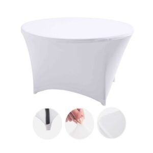 FUNDA PARA MESA DE RESINA REDONDA 160X74 BLANCA SUNGARDEN