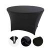 FUNDA PARA MESA DE RESINA REDONDA 160X74 NEGRA SUNGARDEN