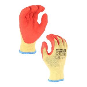 GUANTES DE PROTECCION ALGODON + LATEX TALLA L MADER