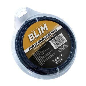 HILO DE NYLON REDONDO PARA DESBROZADORAS 4MMX37MTRS BLIM