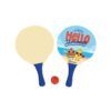 JUEGO DE PALAS DE PLAYA DE MADERA 38X24CM