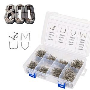 KIT DE 800 GRAPAS PARA SOLDADURA/REPARACION DE PLASTICO