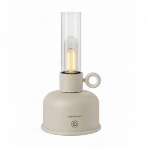 LAMPARA DE ACEITE LED VINTAGE BEIGE FOREVER