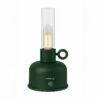 LAMPARA DE ACEITE LED VINTAGE VERDE FOREVER