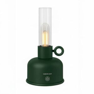 LAMPARA DE ACEITE LED VINTAGE VERDE FOREVER