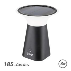LAMPARA SOLAR RECARGABLE 3W 185LM ELBAT