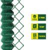 MALLA DE VALLADO PLASTIFICADA 40X40X2.9MM 2X25 METROS SUNGARDEN