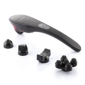 MASAJEADOR DE MANO RECARGABLE CON 5 CABEZALES INNOVAGOODS